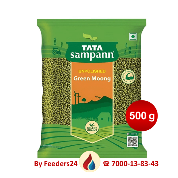 Tata Sampann unpolished Moong dal Sabut Green dal 500 g