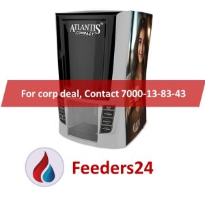 Atlantis Compact 2 lane Tea Coffee Vending Machine for small offices, showroom, clinic